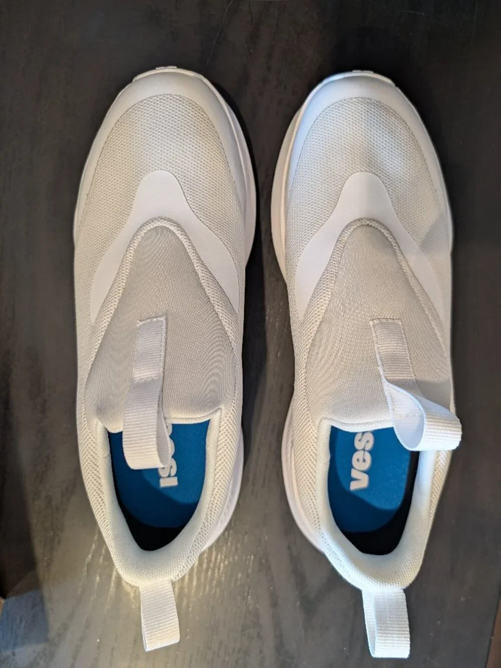Vessi Tidal Slip-On - Warm White - Size 9 - Fully Waterproof